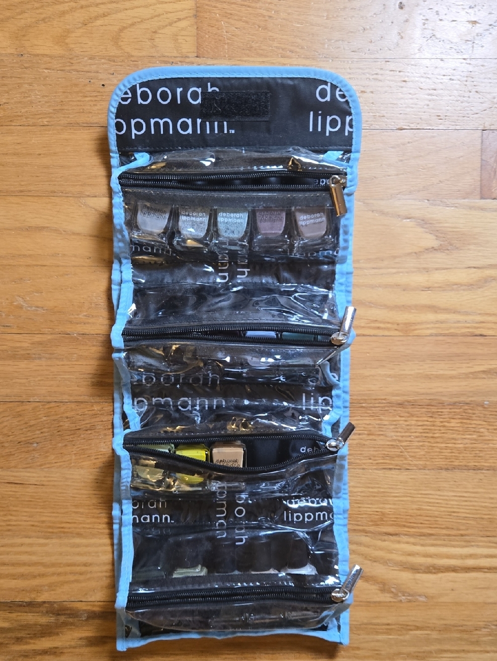 Deborah Lippman bundle 18 nail polishes, roll storage bag